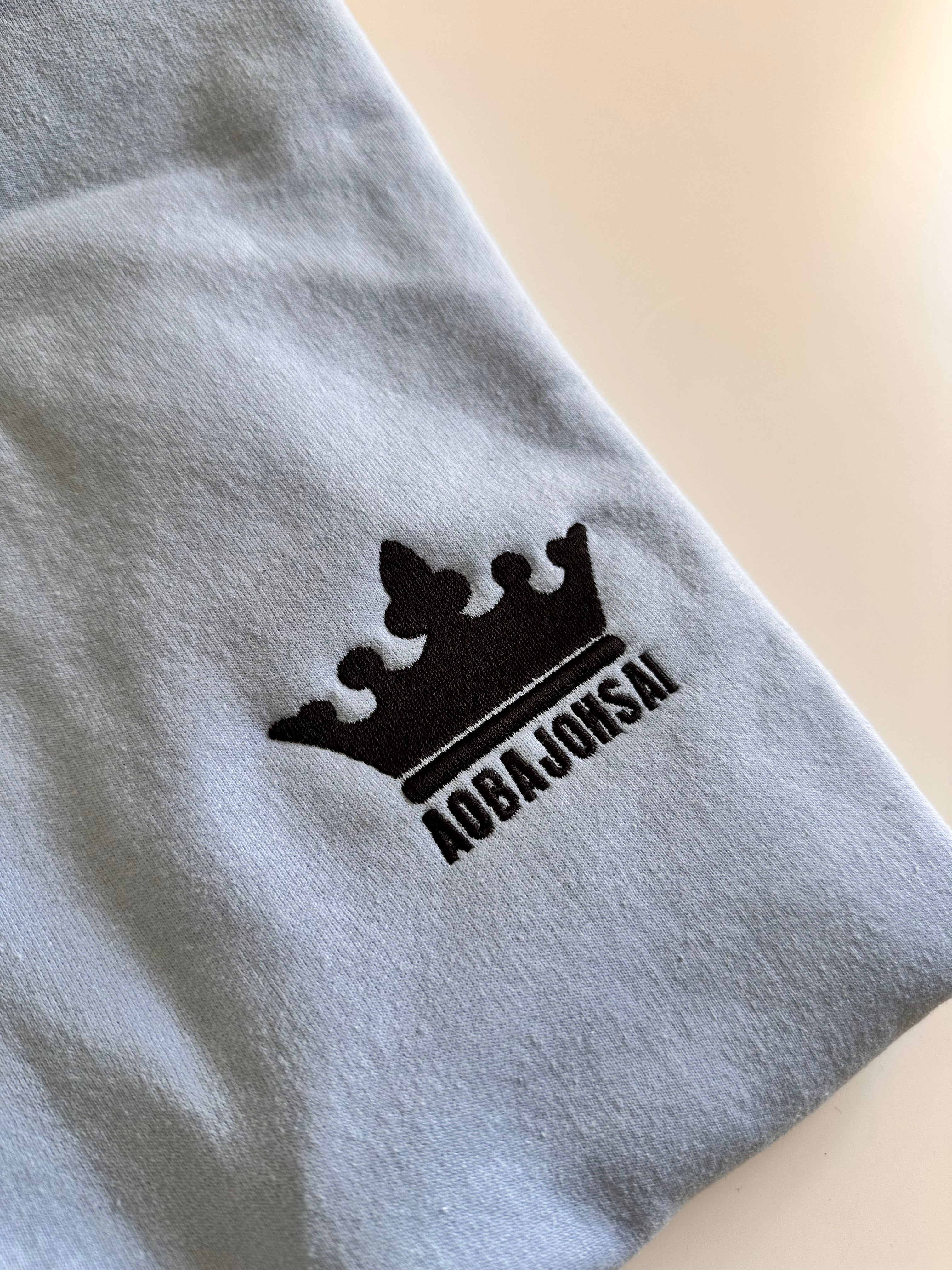 Embroidered Aoba Johsai Haikyuu Inspired Sweatshirt PRE-ORDER