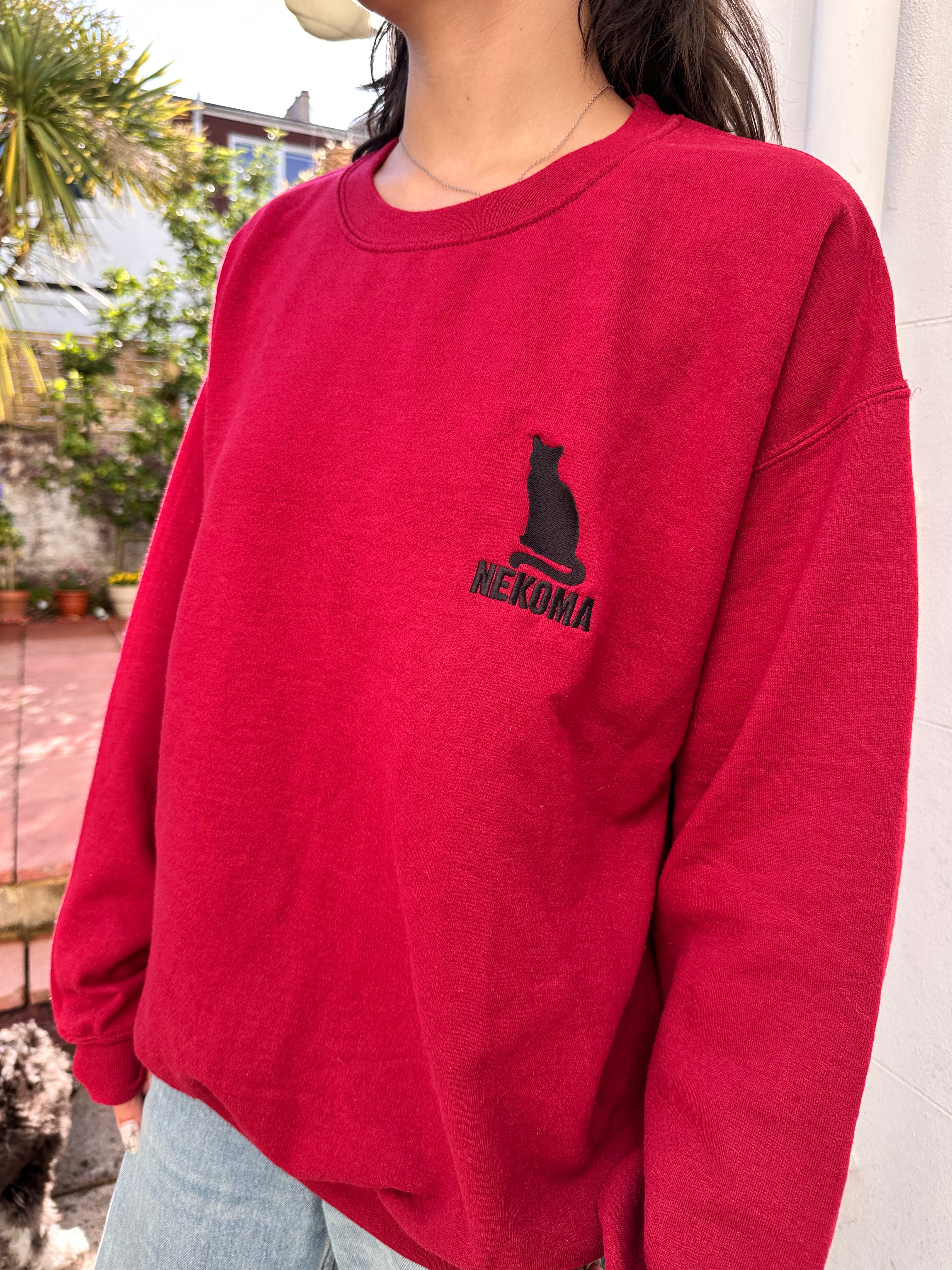 Embroidered Nekoma Haikyuu Inspired Sweatshirt PRE-ORDER