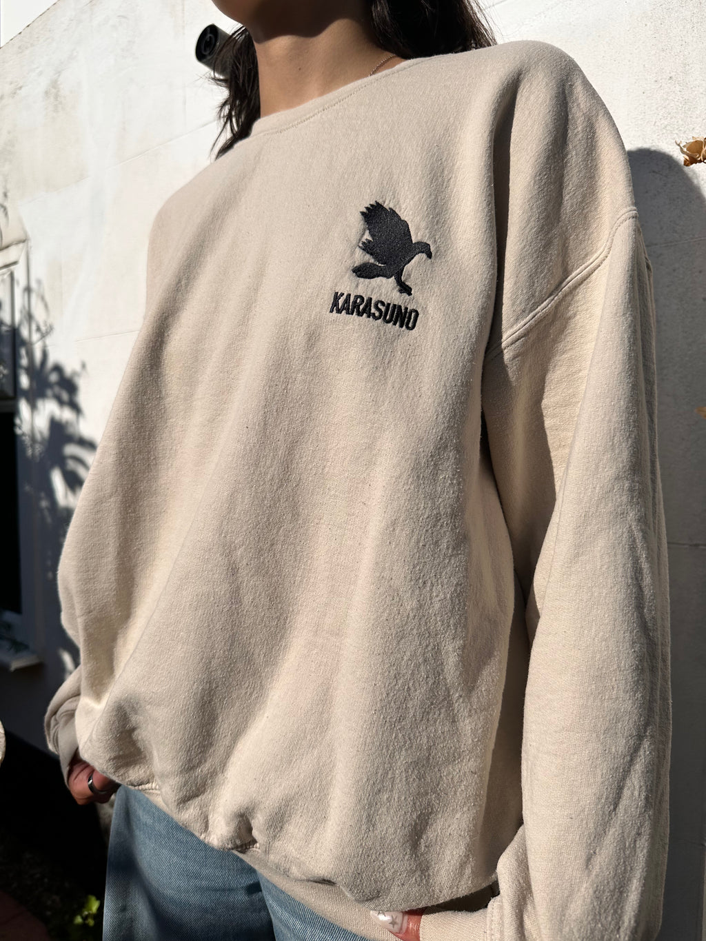 Embroidered Karasuno Haikyuu Inspired Sweatshirt PRE-ORDER